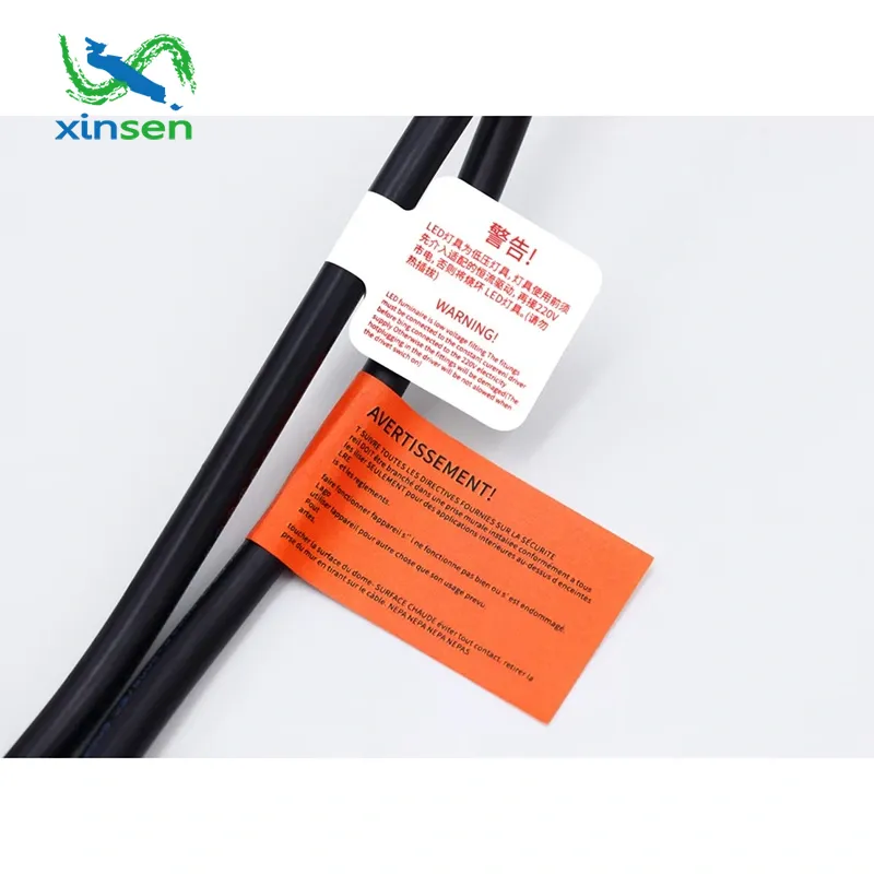 Étiquette antidérapante pour cordon d'alimentation