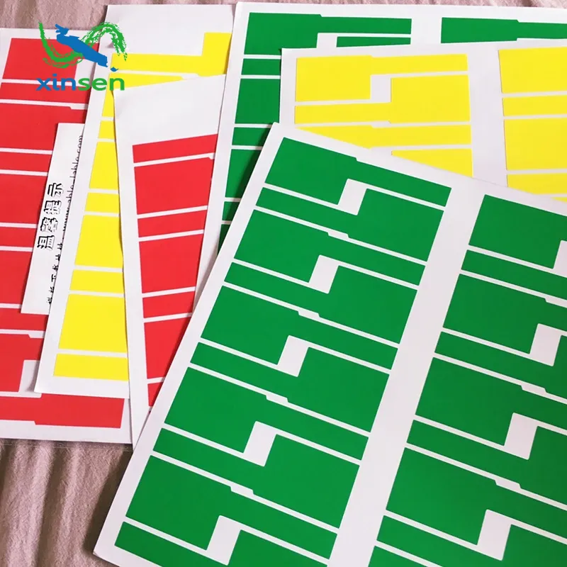 Étiquette colorée du câble de chargement