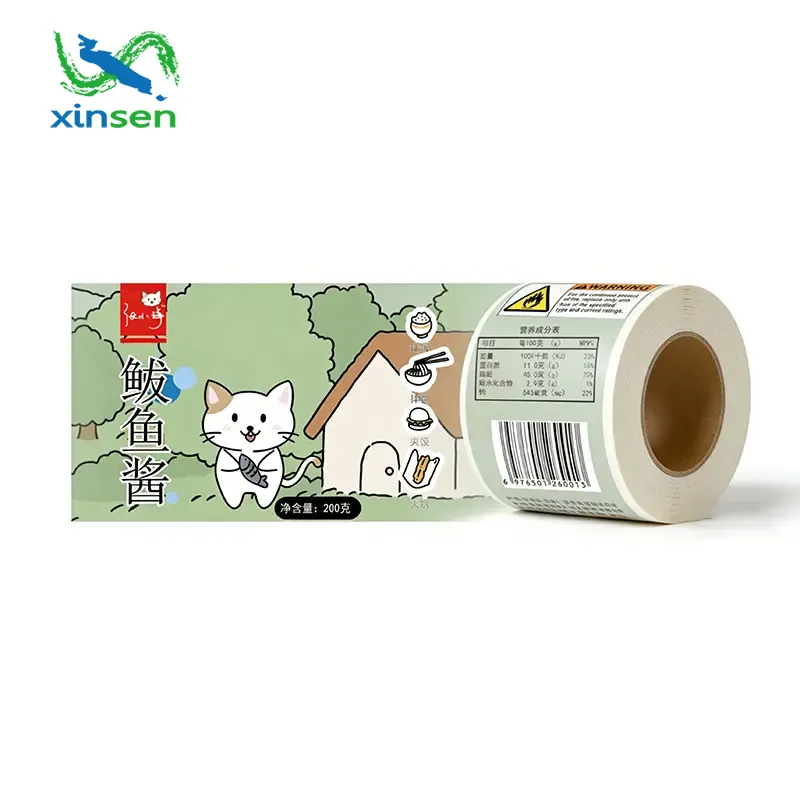 Étiquette étanche pour aliments surgelés