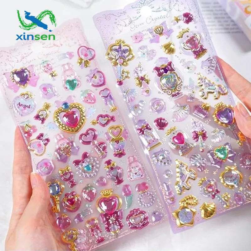 Étiquettes en cristal pour étui de téléphone