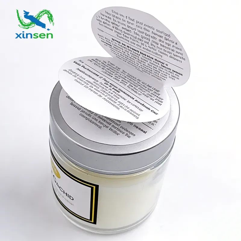 Étiquettes en papier à trois couches