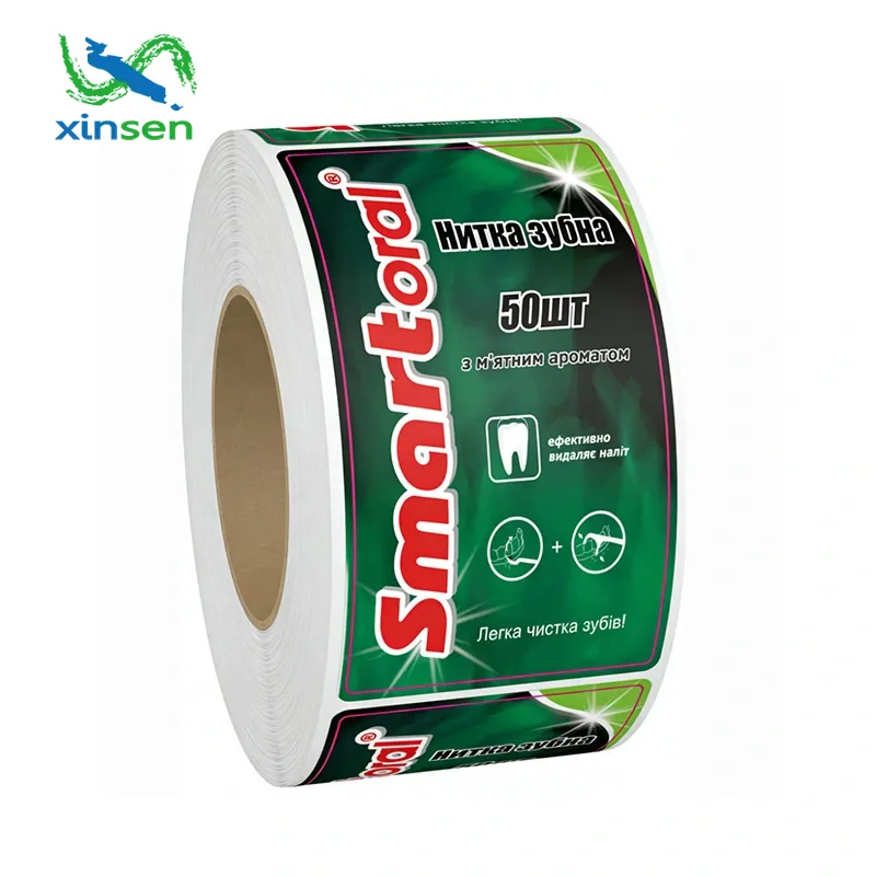 Étiquette étanche pour tube de dentifrice